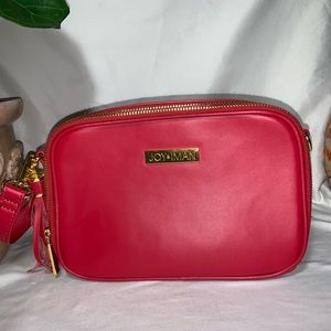 New Joy & Iman genuine leather handbag Shoulder purse crossbody